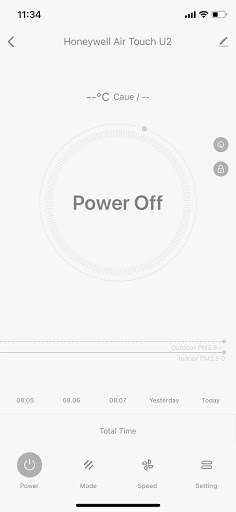 Honeywell Air Touch Screen 3