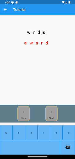 Wrds Screen 3