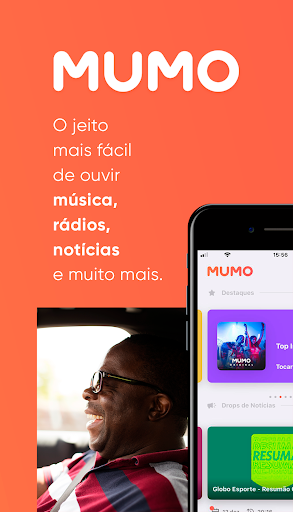 Android application Mumo: música, rádio e notícias screenshort