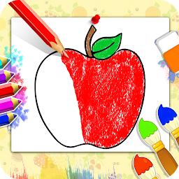 Icon image Drawing populer fruits for kid