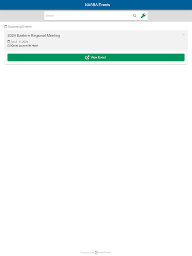 NASBA Events Screen 3
