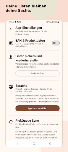PickQueue – Einkaufsliste screenshot 5