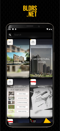 Android application Bldrs.net screenshort
