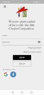 Chopin Competition 2020 Screenshot