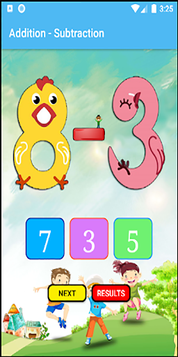 Fun Addition Subtraction Screenshot