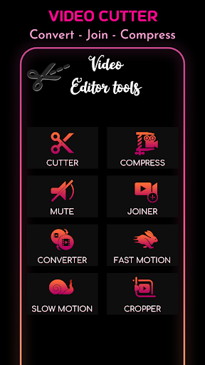 Android application Video Editor Pro screenshort