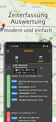 SWTracker Screen 2