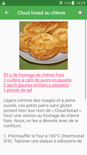 Pain sans gluten avec calories recettes français.