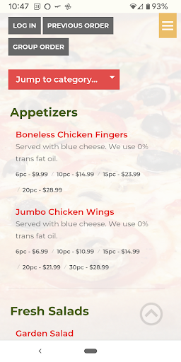 Mona Lisa Pizza Screen 2