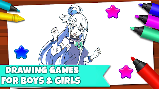Imágen 9 konosuba coloring  book android