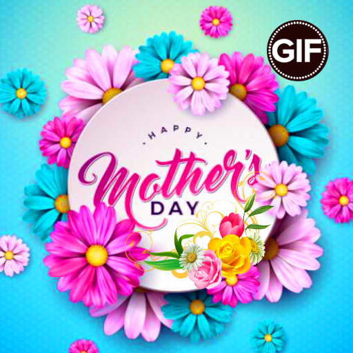 Happy Mothers Day GIF logo