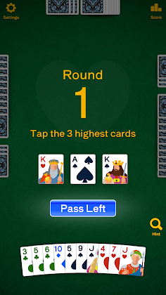 Hearts - Classic Cards - Screenshot 3