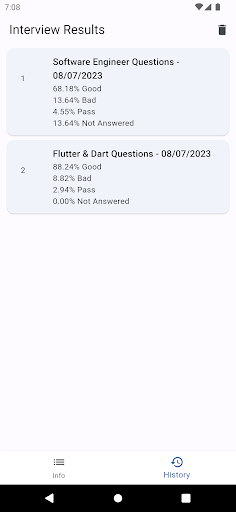 Flutter Interview Practice Screenshot