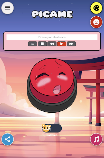 Android application El botón otaku screenshort