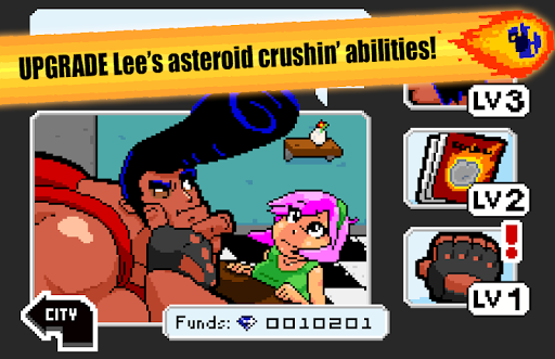 Lee vs the Asteroids Screen 3