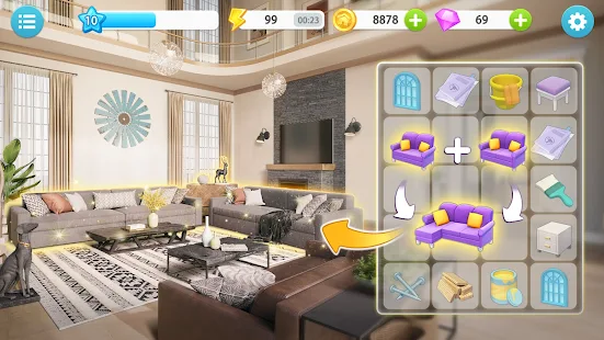Merge Home Master v1.0.22 MOD (A lot of gold coins/diamonds) APK Banner