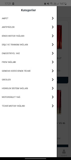 Android application Kaya Petrol Ürünleri screenshort