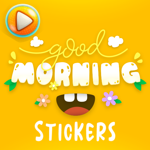 Good Morning Stickers GIF logo