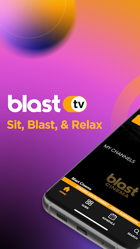 Android application BlastTV screenshort