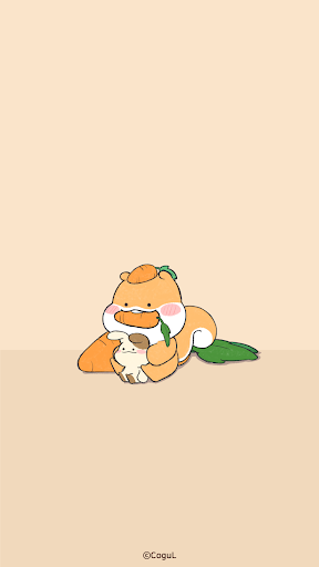 Android application 카카오톡 테마 - 토람이_당근 당근 screenshort