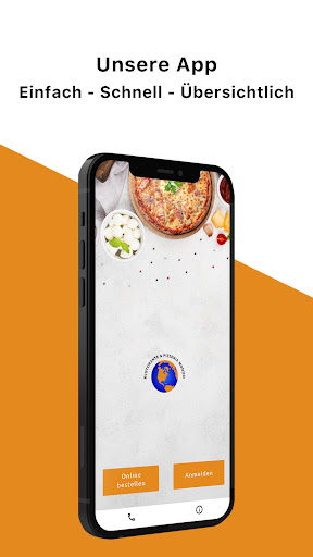 Android application Pizzeria Mondo screenshort