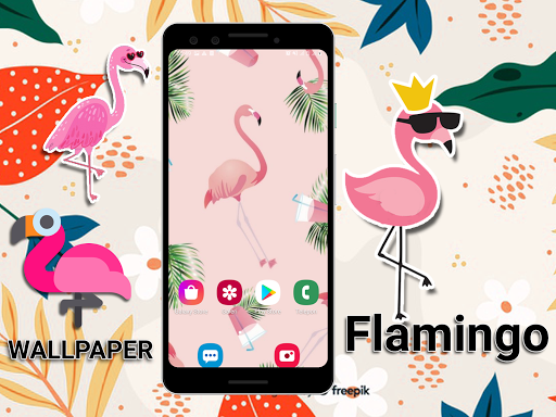 Flamingo Wallpaper Screen 2