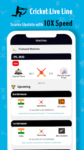Live Line Cricket Score TV