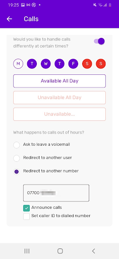 PhoneLine+ Screen 2