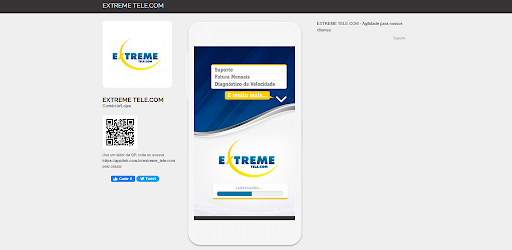Android application extreme tele.com screenshort