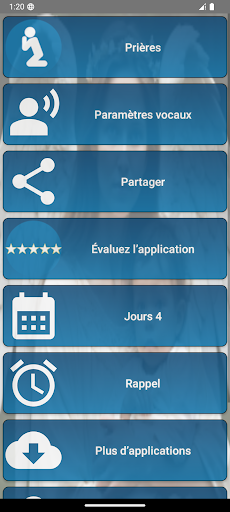 Aperçu de l'application