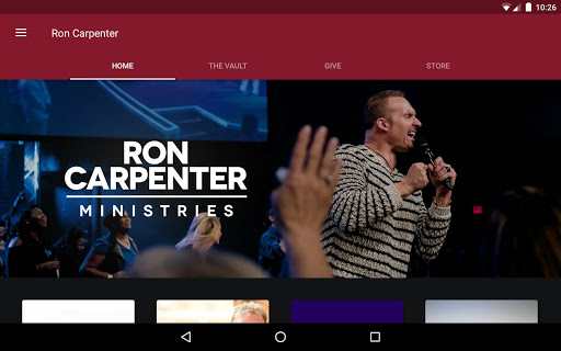 Screenshot of Ron Carpenter