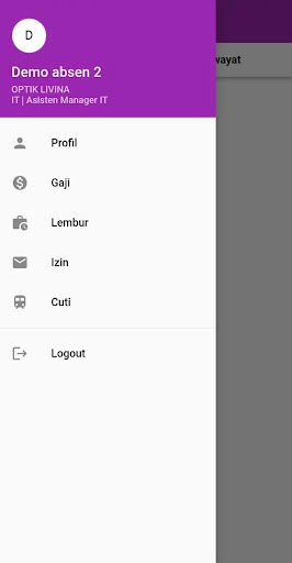 Absensi Livina Screen 2