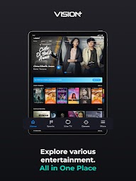 Vision+ : Live TV, Film & Seri