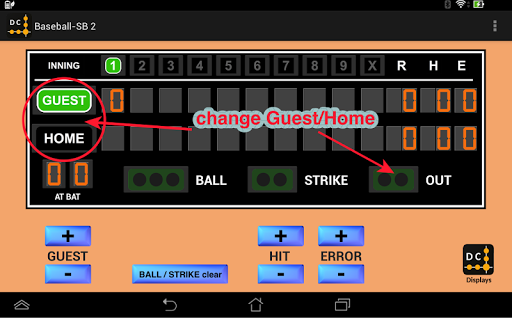 Baseball Scoreboard 2 Screen 3