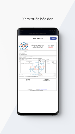 Android application Einvoice - Hóa đơn điện tử screenshort