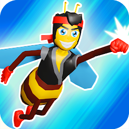Justin the Bee: Ninja Runner की आइकॉन इमेज