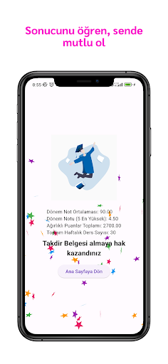 Android application Takdir / Teşekkür Hesaplama screenshort