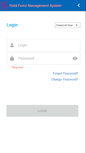 Android application Field Force Systopic screenshort