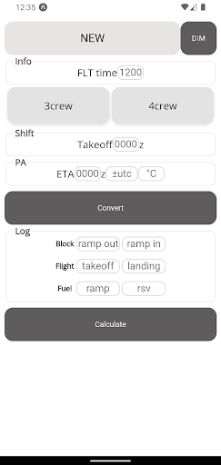 Android application forflight screenshort