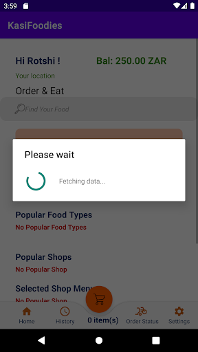 KasiFoodies Screen 2