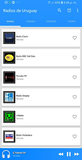Radios de Uruguay Screen 3