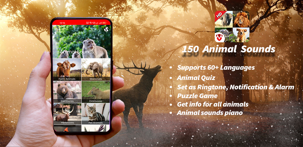 150 Animal Sounds - Latest version for Android - Download APK
