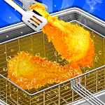 Crispy Deep Fry Maker - Carnival Food Cooking game Apk