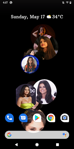 Android application Selena Gomez LWP screenshort
