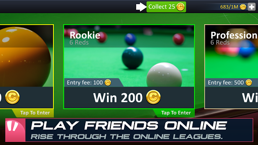 Code Triche Snooker Stars - 3D Online Sports Game apk mod screenshots 6