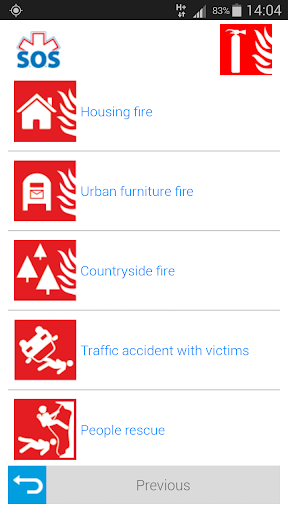 S.O.S. Emergencias Screen 3