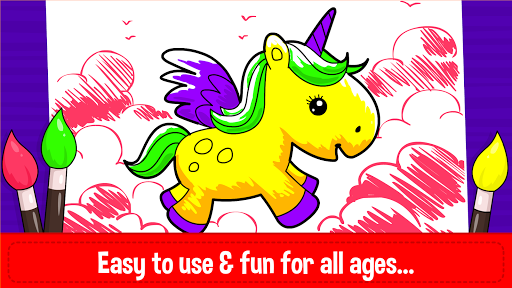 Unicorn Coloring Book  Baby Games for Girls