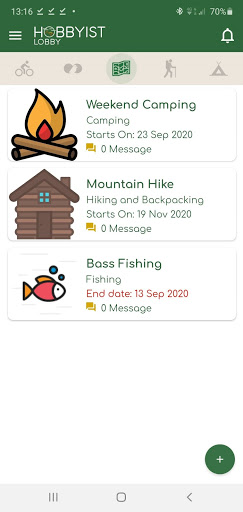 Hobbyist Lobby Screen 2