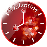 Valentines Day Clock icon