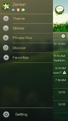GO SMS PRO VITAL THEME